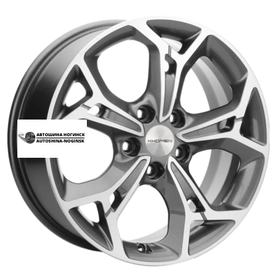 Khomen Wheels 7x17/5x114,3 ET50 D67,1 KHW1702 (CX-5/Seltos/Optima) Gray-FP